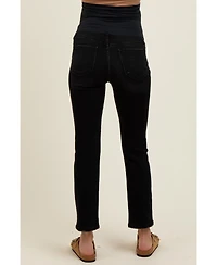 Pinkblush Maternity Black Ankle Slim Straight Leg Jeans