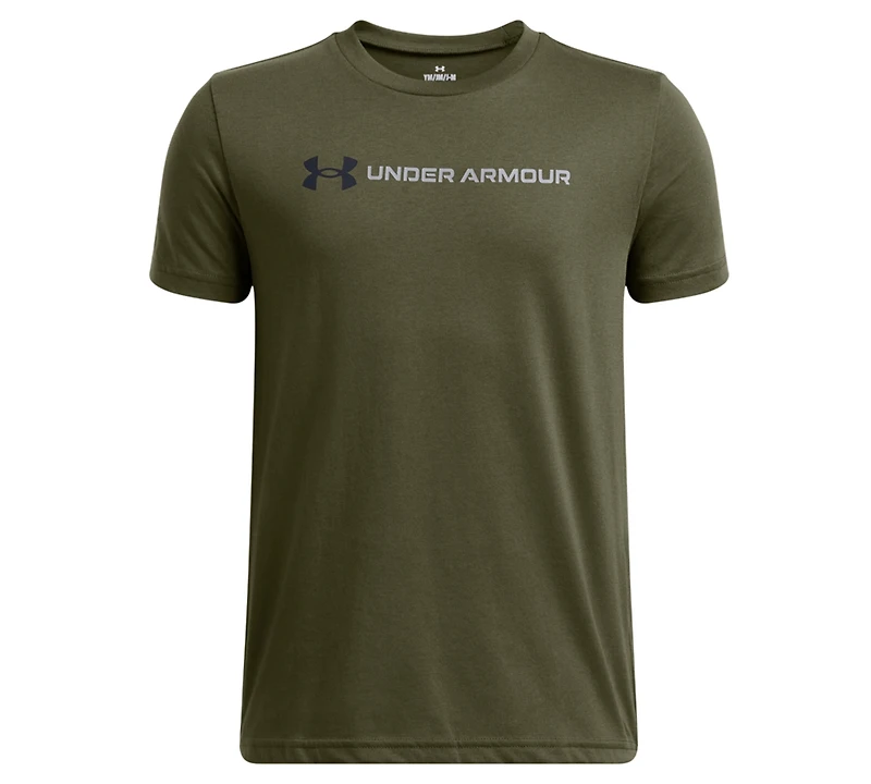Under Armour Big Boys Logo Wordmark Graphic T-Shirt
