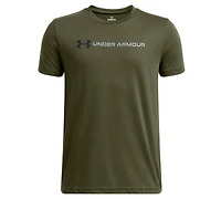 Under Armour Big Boys Logo Wordmark Graphic T-Shirt