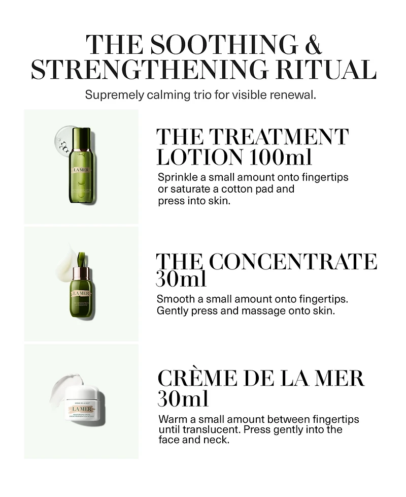 La Mer 3-Pc. The Soothing and Strengthening Ritual Skin Care Set