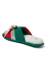 Dearfoams Men's Unisex Novelty Holiday Christmas Scuff Slipper