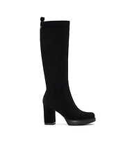Xti Women's Suede Heeled Dress Boots By