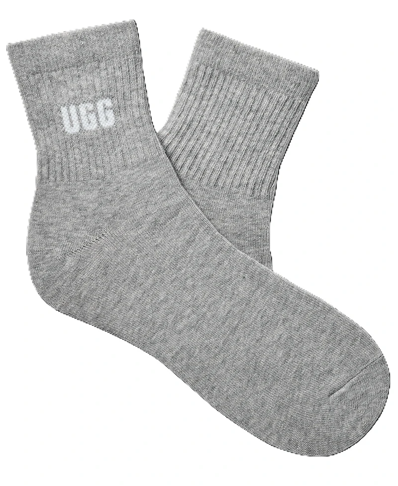 Ugg Women's 2-Pack Quinlin Logo Quarter Socks