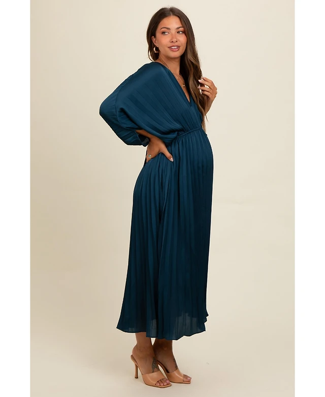 satin pleated cutout maxi dress abercrombie Abercrombie & Fitch Satin Pleated Cutout Maxi Dress