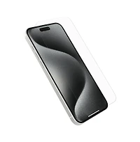 OtterBox Premium Glass Antimicrobial Screen Protector for Apple iPhone 15 Pro Max