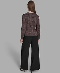 Bcbg Women's Long Sleeve Cowl Neck Sweater
