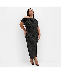 City Chic Women's Shimmy Midi Dress