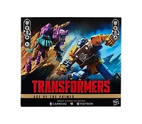Transformers Fisitron and Carnivac Set of 2 Deluxe Class | Transformers: Age of the Primes Wreck 'n Doom Collection | Hasbro, Takara Tomy