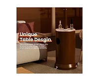 Pamapic 48000 Btu Stainless Steel Propane Standing Patio Heater