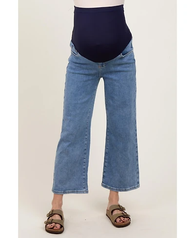 Pinkblush Maternity Light Wash Cropped Denim Jeans