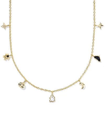 Kendra Scott 14K Gold Over Brass Halloween Single Strand Short Necklace