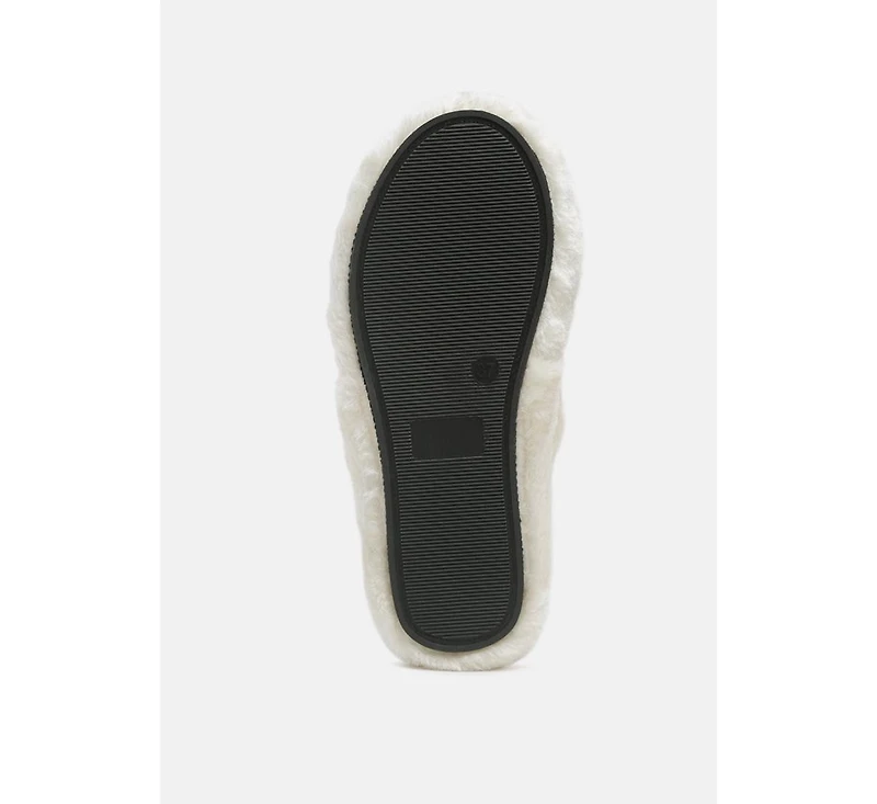 Fur Slip On Womens Flat Women