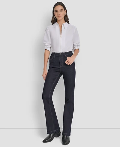 Dkny Jeans Women's High Rise Flare