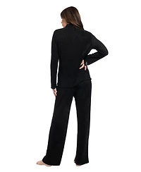 Midnight Bakery Women's 2-Piece Long Sleeves Top and Pants Pajama Set