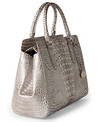 Brahmin Finley Medium Leather Satchel Bag