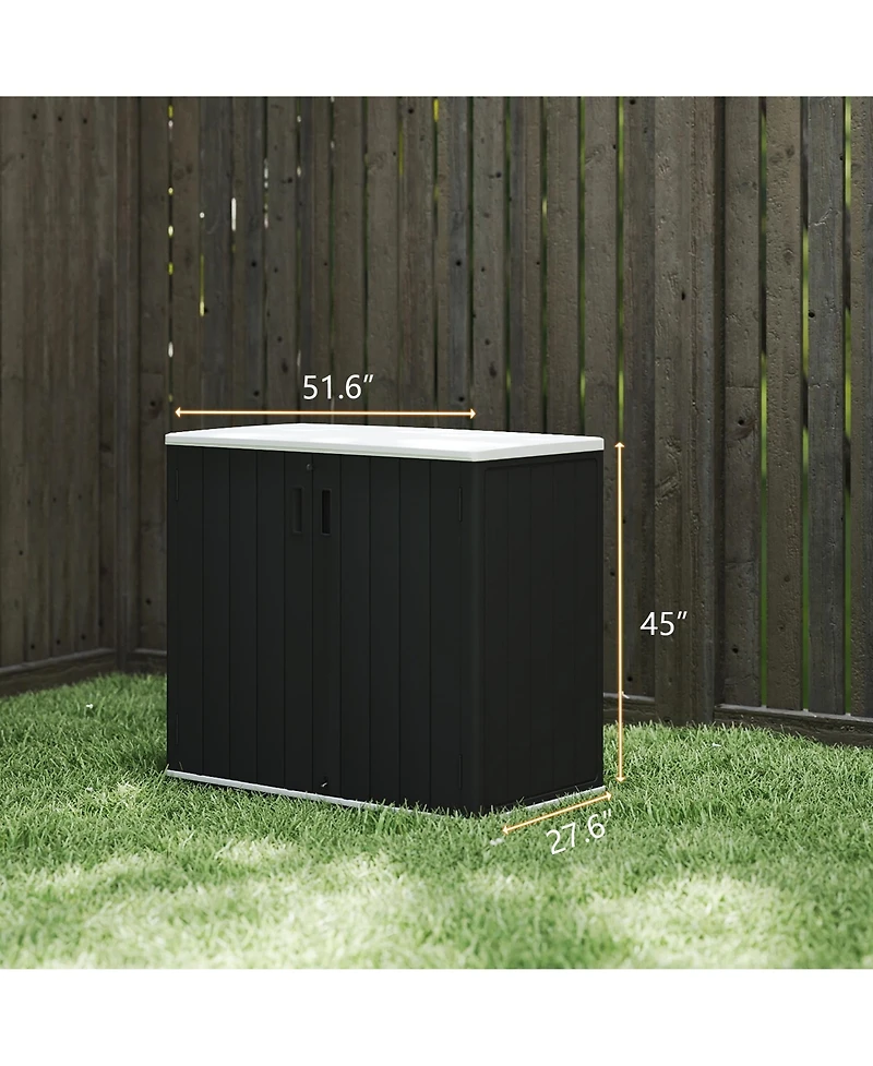 Decksplore 27.6"D X 51.6"W 45"H Storage Cabinet