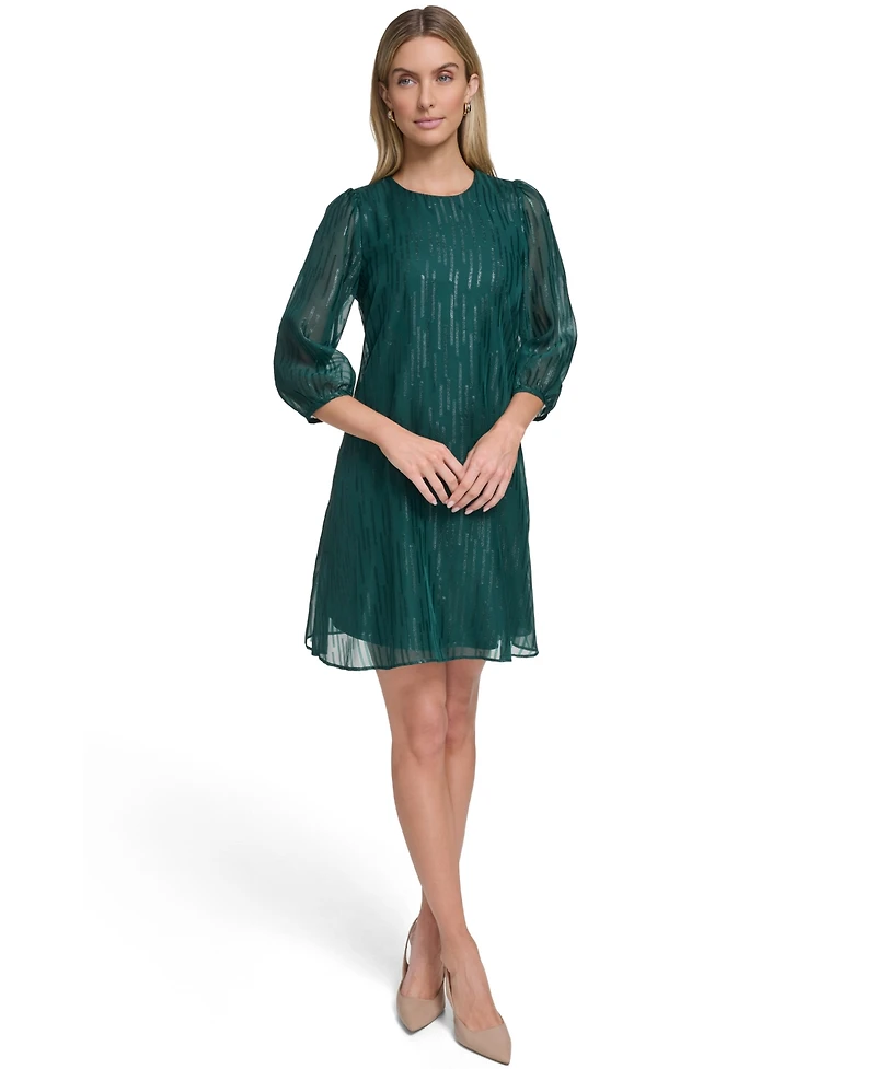 Calvin Klein Women's Crew neck Shift Dress