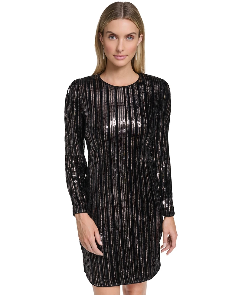 Calvin Klein Women's Sequin Detail Dress