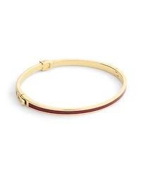 Coach Gold Plated Hinged Bangle Bracelets