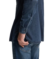 Boss by Hugo Men's Beckham x Blue Denim Shirt
