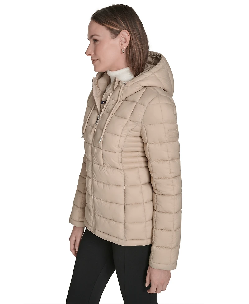 Tommy Hilfiger Women's Packable Hooded Puffer Jacket