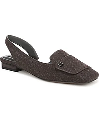 Franco Sarto Women's Teagan Square Toe Slingback Flats