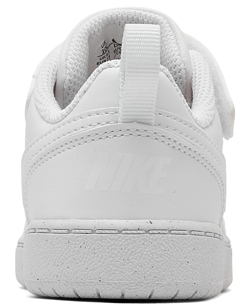 Nike Toddler Court Borough Low Recraft Adjustable Strap Casual Sneakers from Finish Line