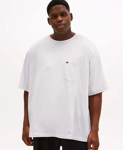 Tommy Hilfiger Men's Big & Tall Crew Neck Pocket T-Shirt