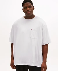 Tommy Hilfiger Men's Big & Tall Crew Neck Pocket T-Shirt