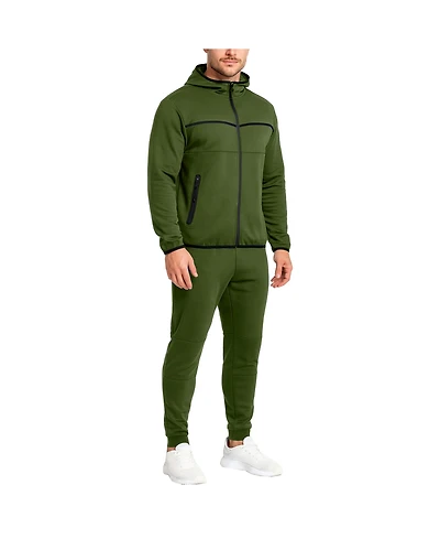 Galaxy By Harvic Men's 2-Piece Hoodie and Jogger Sweatpants Set