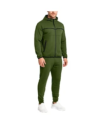 Galaxy By Harvic Men's 2-Piece Hoodie and Jogger Sweatpants Set