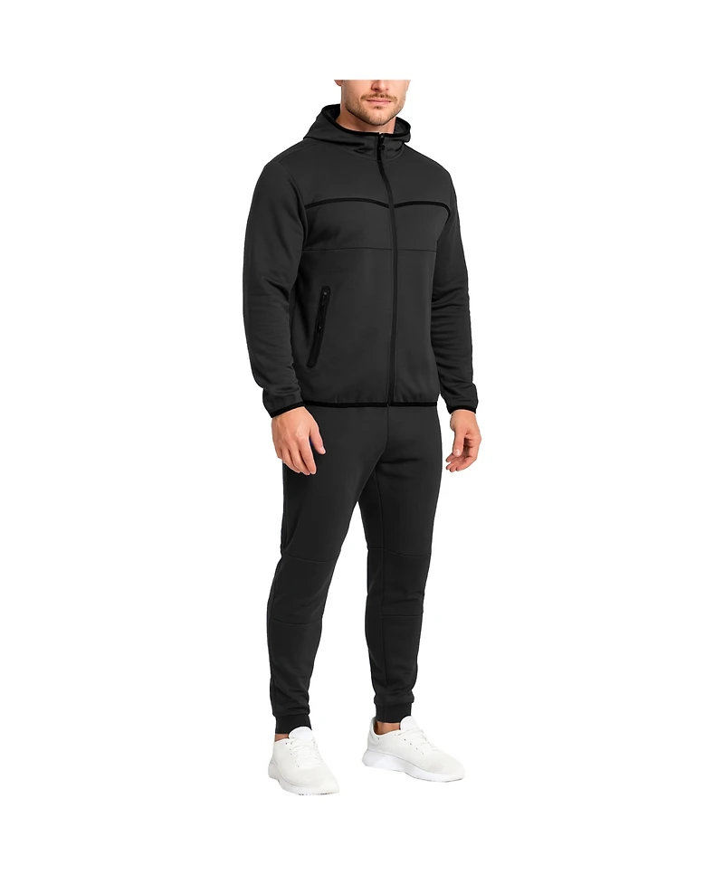 Galaxy By Harvic Men's 2-Piece Hoodie and Jogger Sweatpants Set