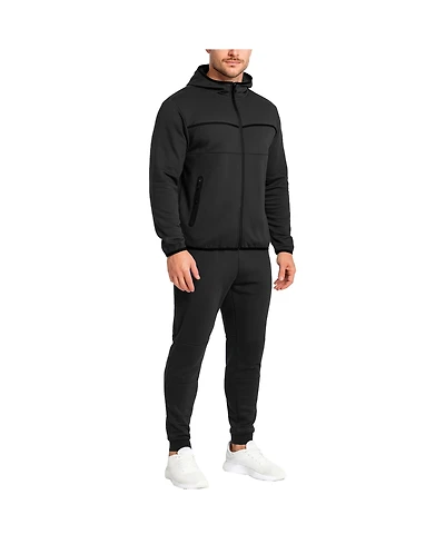 Galaxy By Harvic Men's 2-Piece Hoodie and Jogger Sweatpants Set