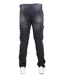 Blue Ice Men's Stretch Cargo Pocket Jeans