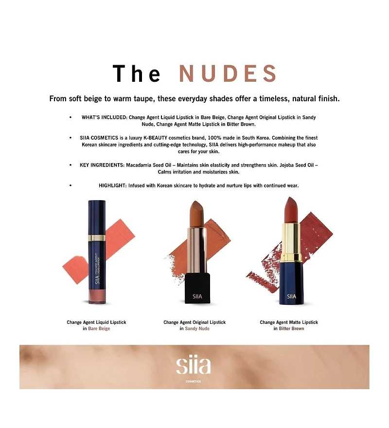 3-Pc. The Nudes Set