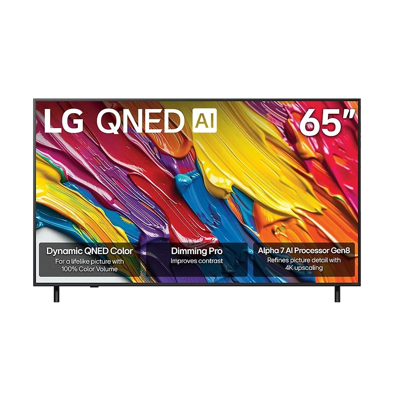 65" Class 82A Series Qned Ai 4K Uhd Smart Tv with HDR10 Pro – 65QNED82AUA