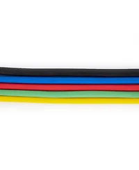 HolaHatha Resistance Band 110lb Maximum Workout Set with 5 Bands and 2 Handles