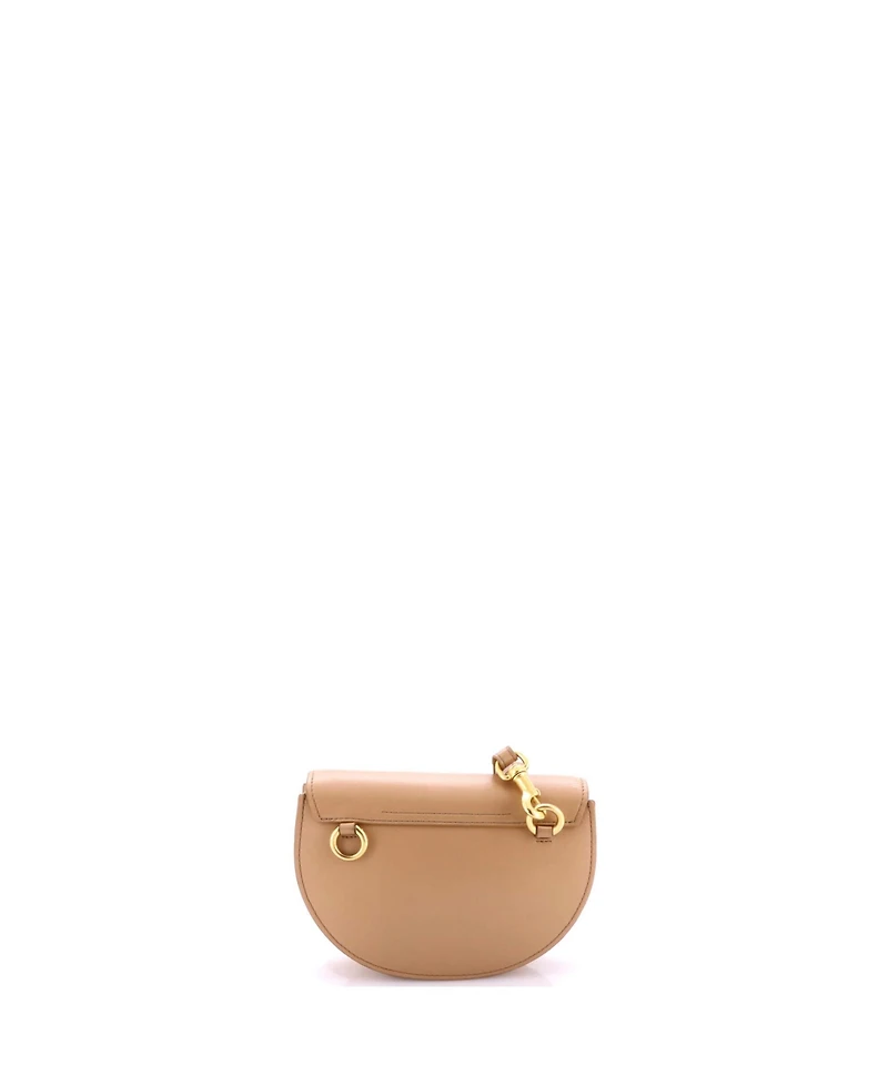 Pre-Owned Chloe Mini Marcie Flap Crossbody Bag Leather