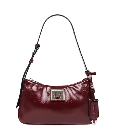 True Religion Crinkle Finish Shoulder Bag
