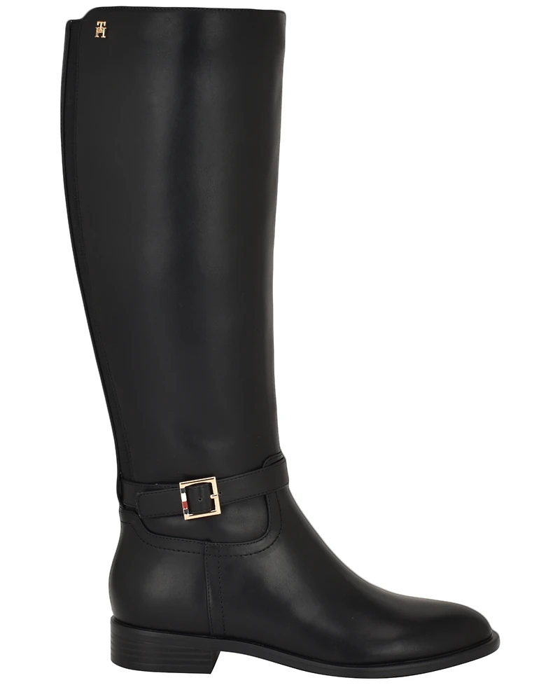Tommy Hilfiger Women's Mireya Side Zip Riding Boot
