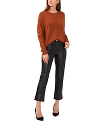 Vince Camuto Women's Cozy Crewneck Long-Sleeve Extend-Shoulder Sweater