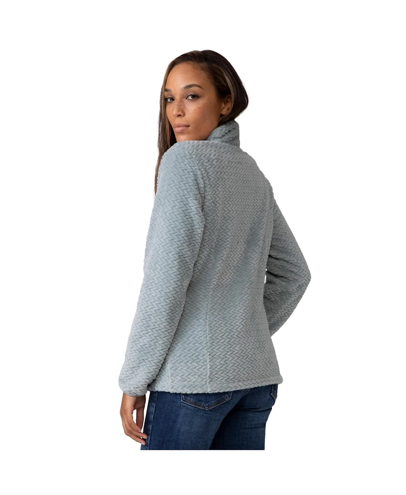 Free Country Women's Cable Braided Butter Pile Jacket