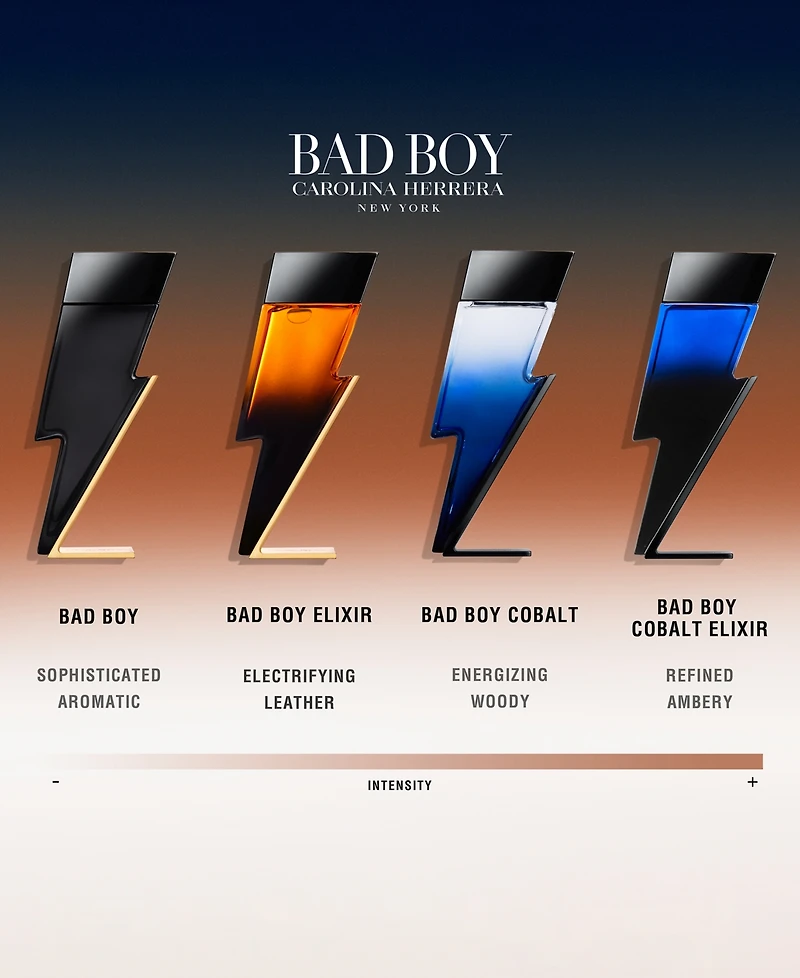 Carolina Herrera Men's 3-Pc. Bad Boy Cobalt Elixir Fragrance Gift Set