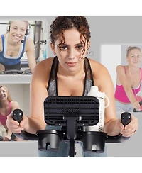 DeerRun Exercise Bike, Indoor Cycling Bike Brake Pad/Adjustable Magnetic Stationary Bike with App,