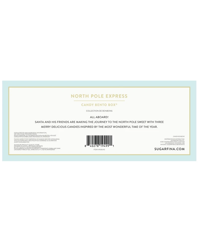 Sugarfina Holiday 2025North Pole Express Bento Candy Box, 3-Pc.