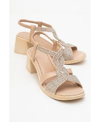 Forever & Always Shoes Dolen Leather Chunky Sandal (Women)