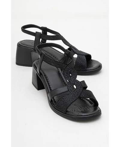 Forever & Always Shoes Dolen Leather Chunky Sandal (Women)