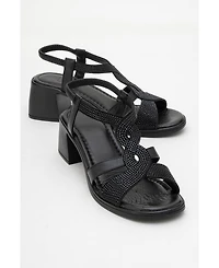 Forever & Always Shoes Dolen Leather Chunky Sandal (Women)