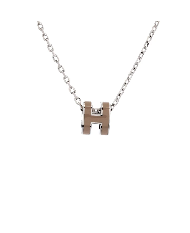 Pre-Owned Hermes Pop H Pendant Chain Necklace