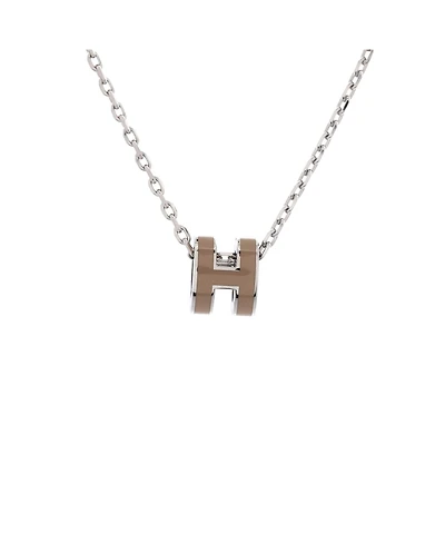 Pre-Owned Hermes Pop H Pendant Chain Necklace